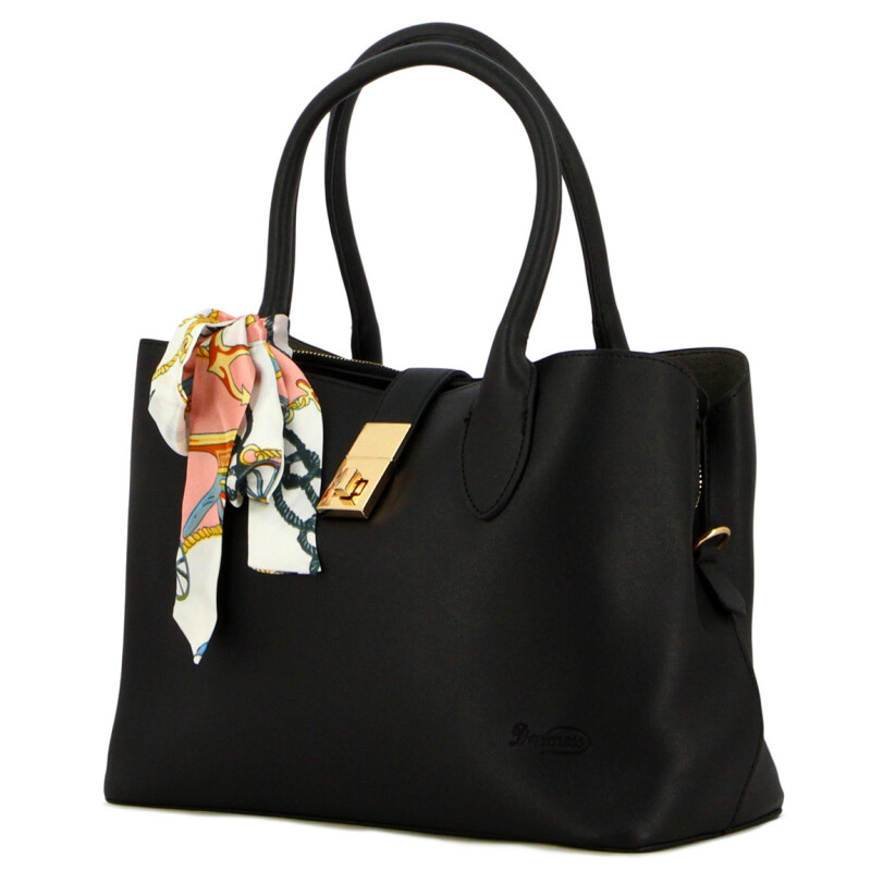 Cartera Mujer Darkness Ivette C/monedero Negro