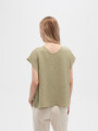 Blusa Anthe Verde Grisaceo