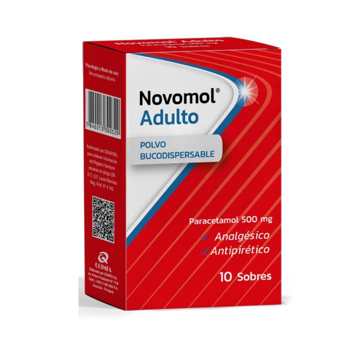 NOVOMOL ADULTO CJ X 10 SOBRES única