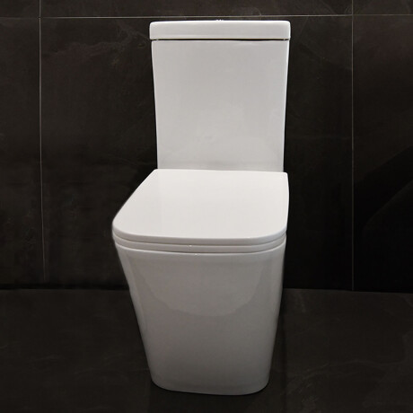 Inodoro Con Tapa Cierre Suave 2 Pcs Descarga 25Cm. Linea Hazen Aqualia BLANCO