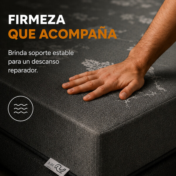 Colchón Kappesberg Queen Espuma Alta Densidad 19 Cm 120 Kg Gris 1