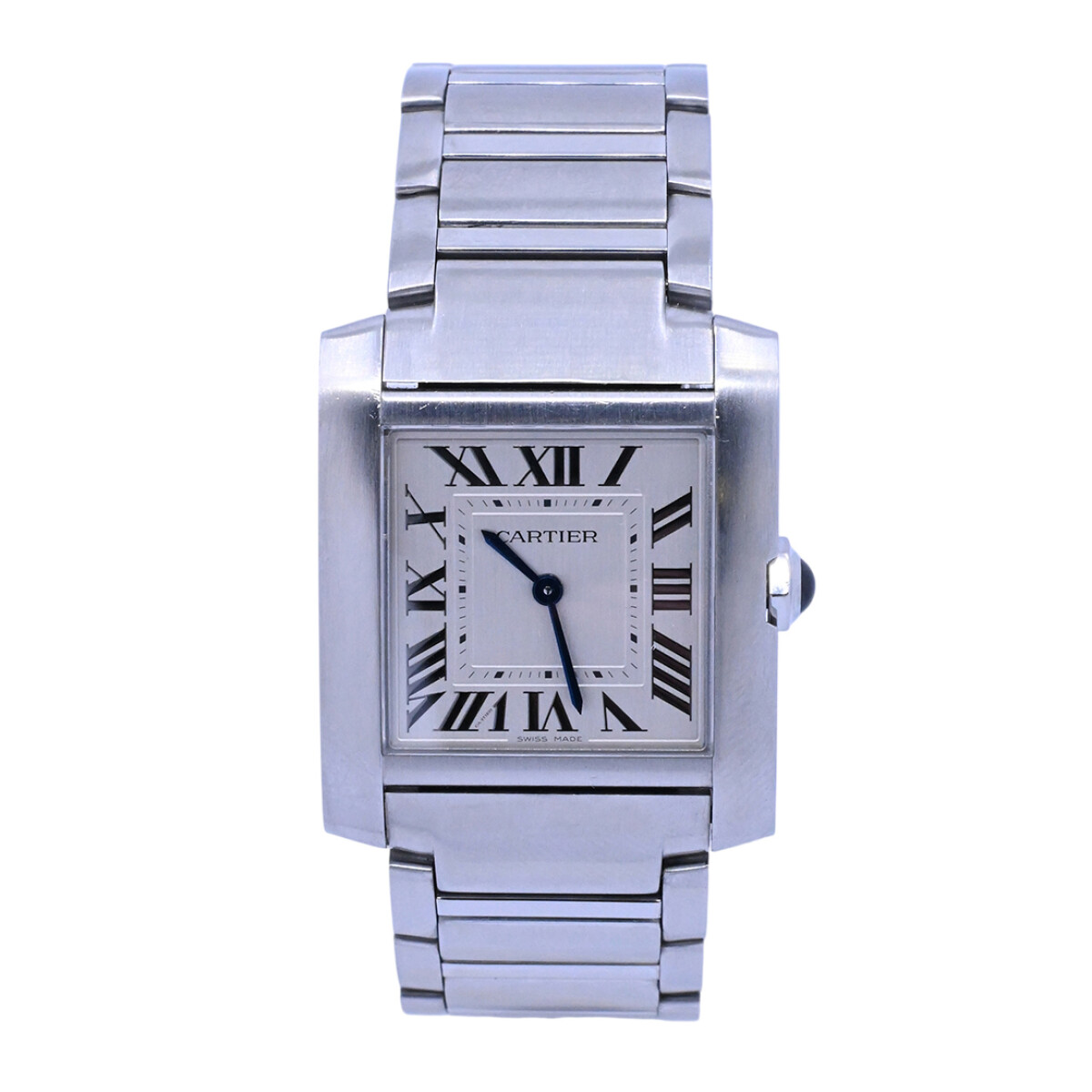 Cartier Tank Francaise mediano WSTA0074 quartz caja de acero 27 mm año 2024 con caja y papeles. 