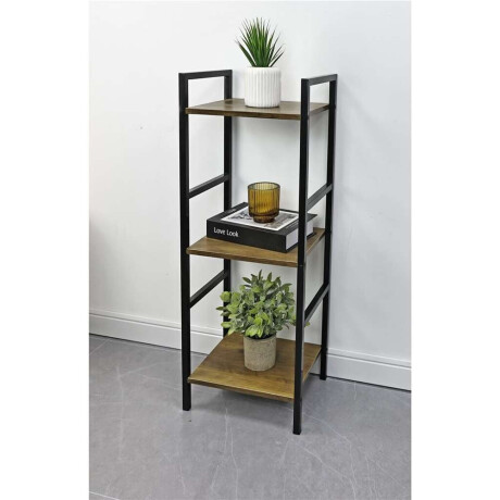 Estanteria 3 Niveles 295X24X80Cm Madera Y Metal