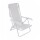 Reposera Silla Reclinable 8 Posiciones Acero Mor Sannet Blanco