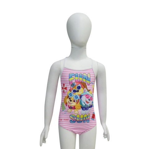 Malla Entera Playa Infantil Paw Patrol Talle 2/8 Skye Everest y Liberty