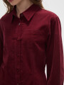Camisa Ravika Bordeaux