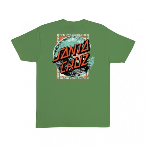 REMERA SANTA CRUZ BREAKER DOT SS Olive