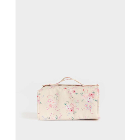 Portacosméticos Valija Flores Estampado Flores
