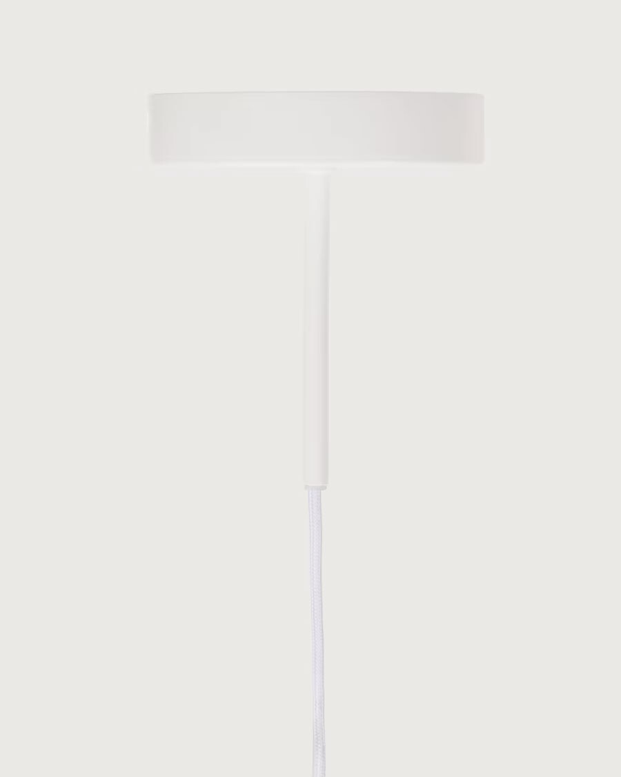 Montura para lámpara de techo Fulvia de metal con acabado blanco