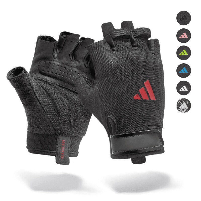 Guantes de Entrenamiento Adidas Essential – Nuevo Logo Rojo