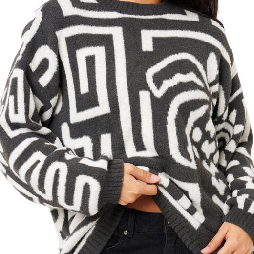 Buzo Rip Curl Sunset Luau Knit Crew - Multicolor Buzo Rip Curl Sunset Luau Knit Crew - Multicolor