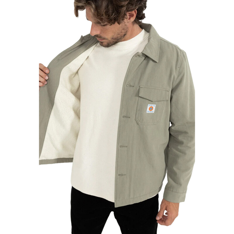 Camisa Rhythm Sherpa Lined Work - Verde Camisa Rhythm Sherpa Lined Work - Verde