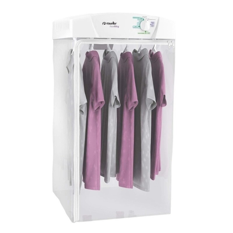 Secarropas por aire caliente Mueller Sun eléctrico 8kg color blanco 220V Secarropas Por Aire Caliente Mueller Sun Eléctrico 8kg Color Blanco 220v