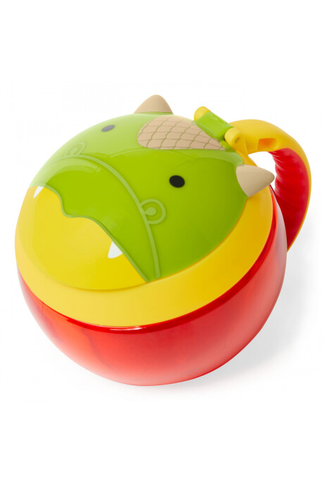 Tupper de snacks, diseño dragón Sin color