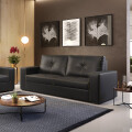 SILLÓN LA PAZ 3 LUGARES COLOR /MALBECK 3120 PRETO Sillón La Paz 3 Lugares Color /malbeck 3120 Preto