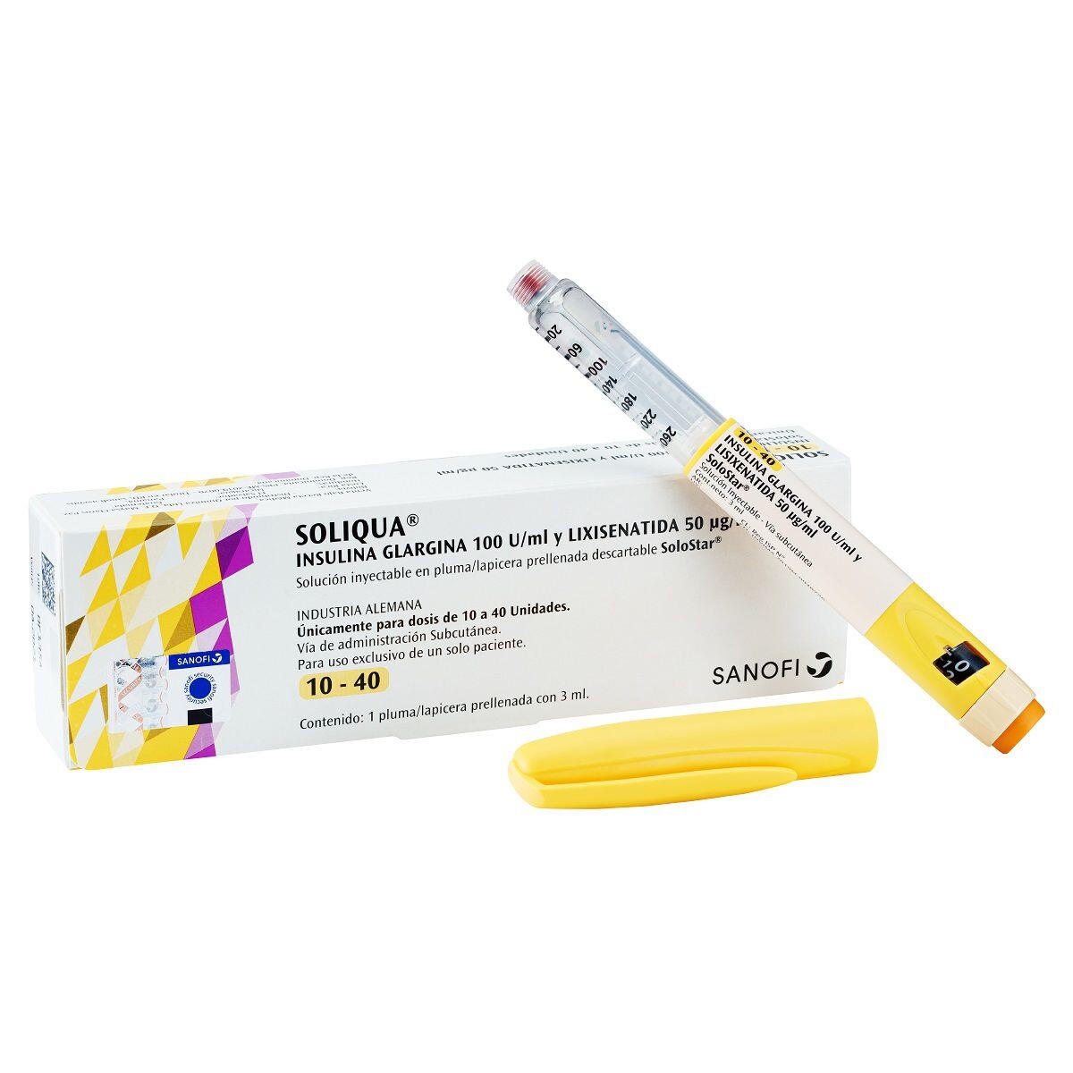 SOLIQUA 10-40 3 ML. CJ X 1 LAPICERA PREL 