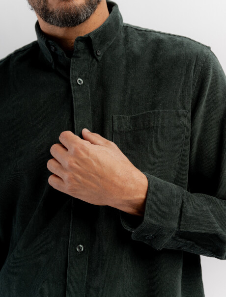 Camisa lisa pana verde