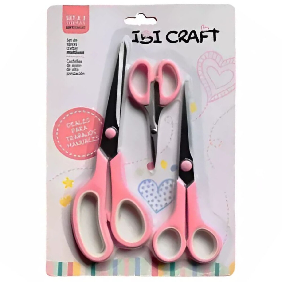 Tijera ibi craft set x3 multiuso - Tijera Ibi Craft Set X3 Multiuso 