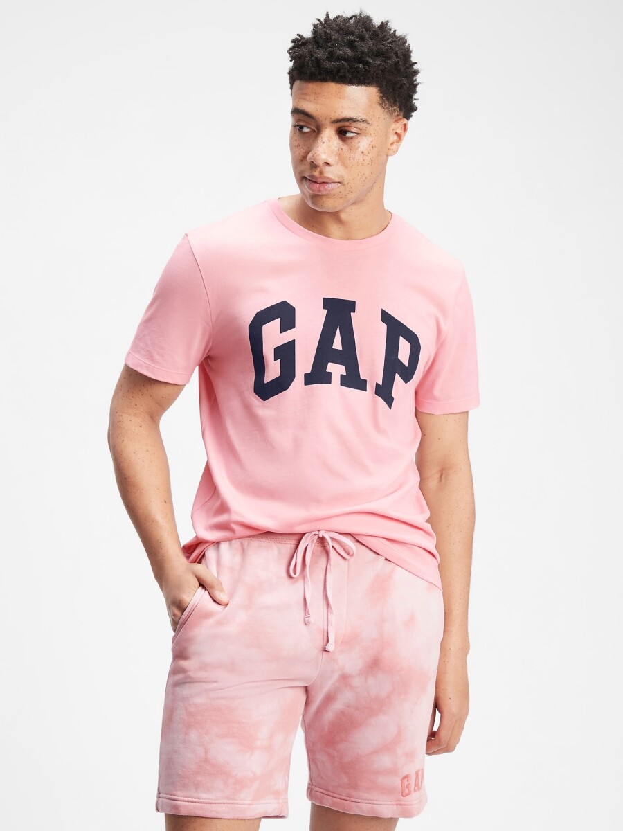Remera Logo Gap Homre - Pure Pink 
