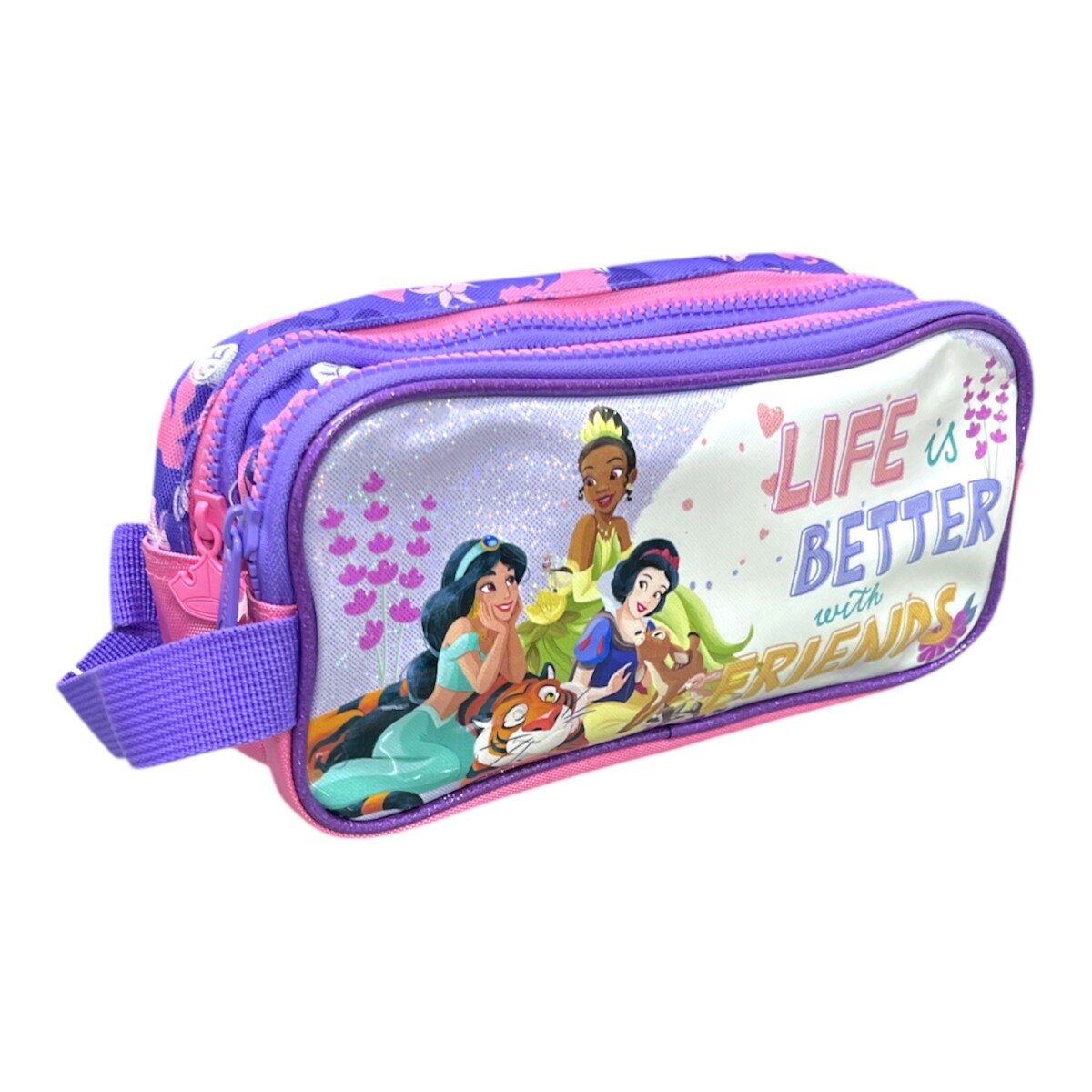 Cartuchera Licencia 2 cierres - Princesas Disney 