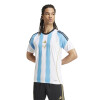 Remera Adidas Messi de Hombre - IZ2996 Blanco-celeste