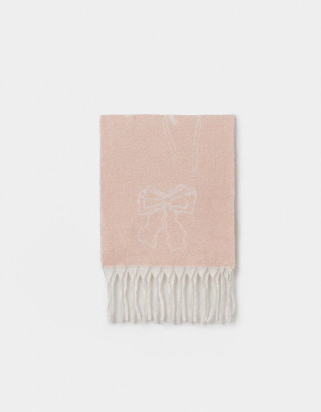 Bufandas Estampados Bufanda Estampada Moños - Rosa Viejo