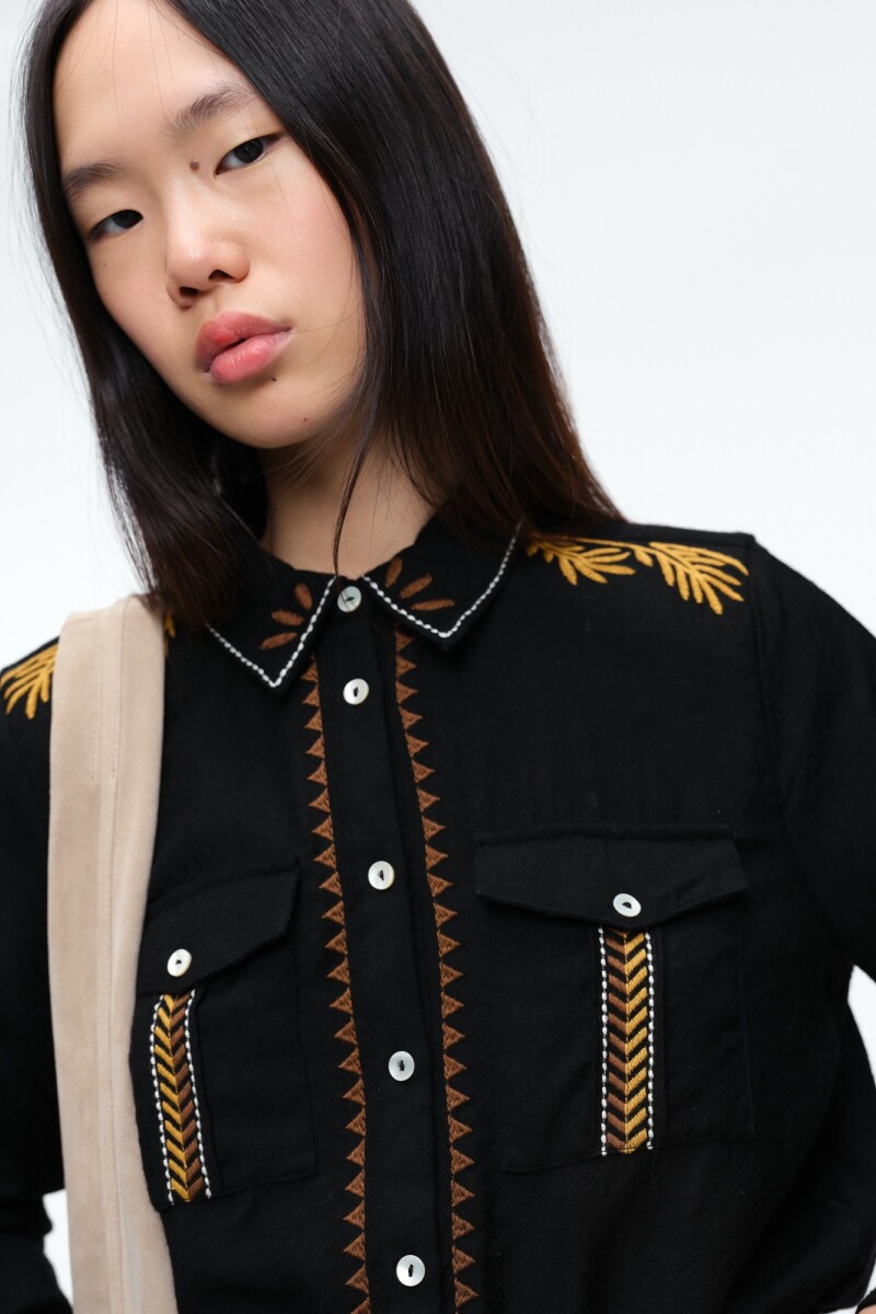 CAMISA CHERLO Negro