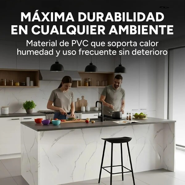 Placa PVC Símil Mármol Utilizables 2,2X1,22 Resistente 3Mm Mármol Blanco Gris Claro 1