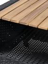 Set jardín VEN 4 plazas negro Set jardín VEN 4 plazas negro