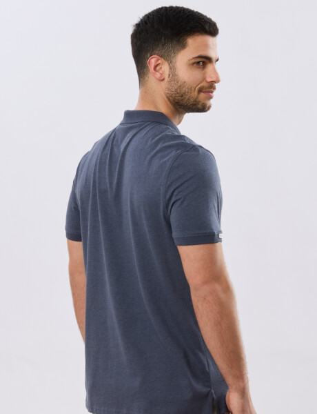 REMERA POLO LISA JERSEY Denim