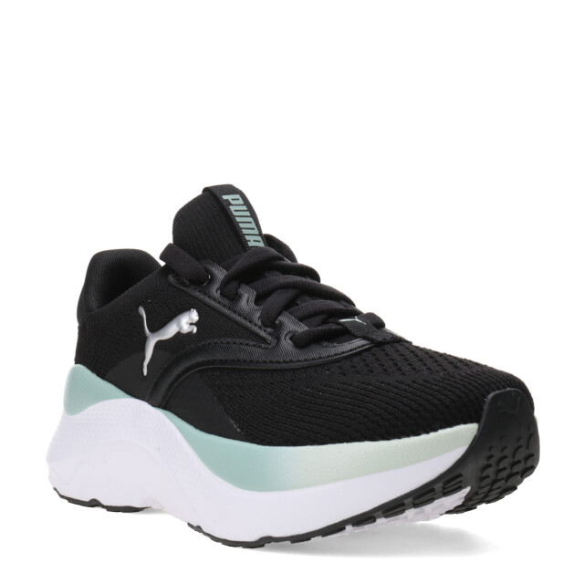 Championes de Mujer Puma Negro - Verde Agua