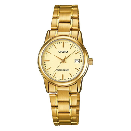 Reloj Casio LTPV002G-9AUDF Clásico Acero Inoxidable Dorado 0