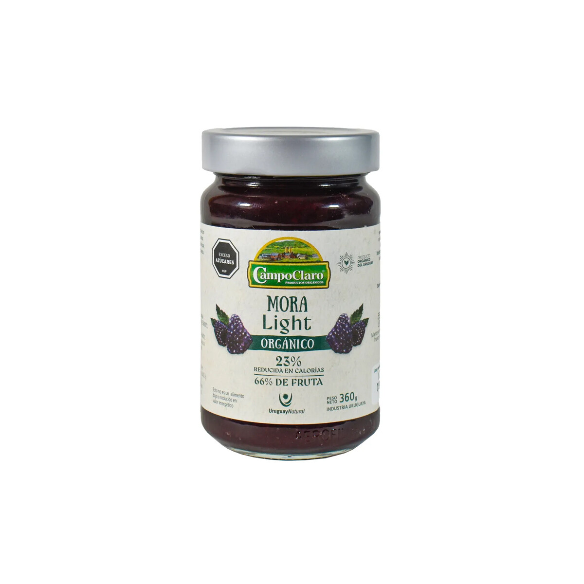 MERMELADA LIGTH MORA CAMPOCLARO 360G 