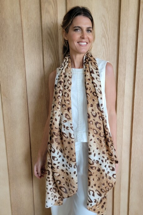Chalina Animal Print Tostado Dorado