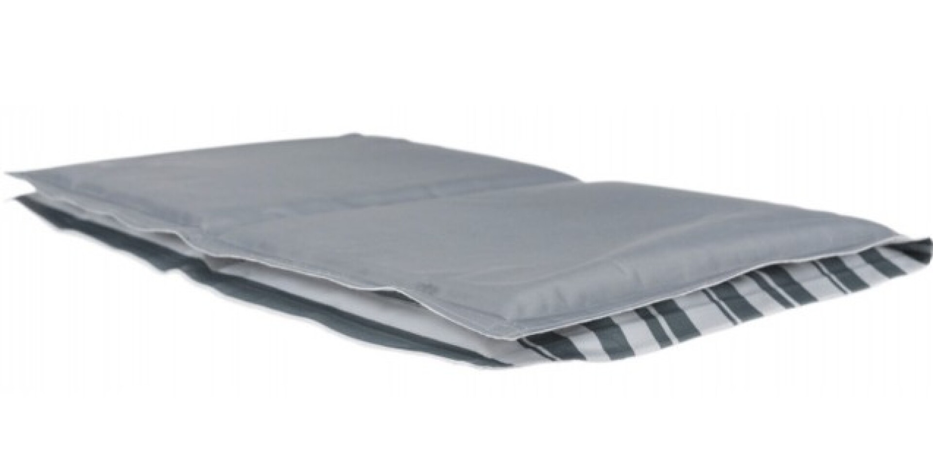 COLCHONETA REFRIGERANTE, L: 65 × 50 CM, WHITE/GREY 