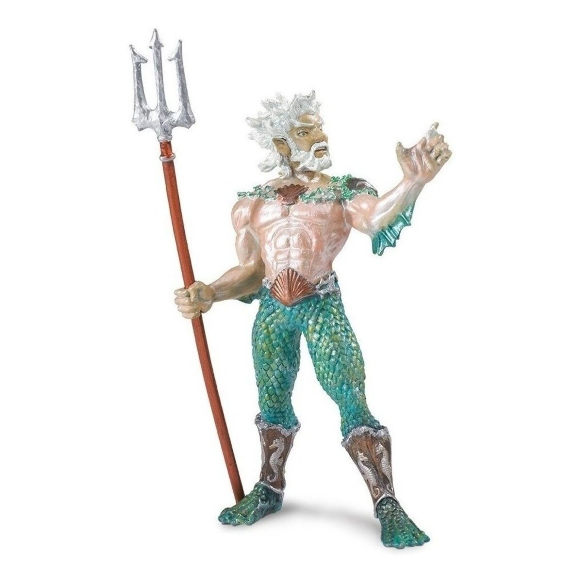 Poseidon Rey Mar Oceano Griego Safari Figura Niños 