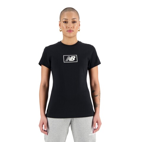 Remera New Balance de dama - WT33515BK BLACK