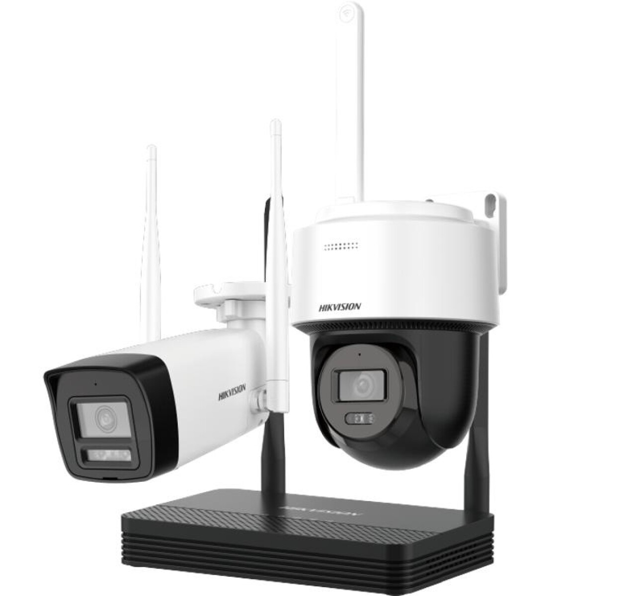 Hikvision Easy Link Wi-fi Kit Nvs + 2 Camaras 4MP 