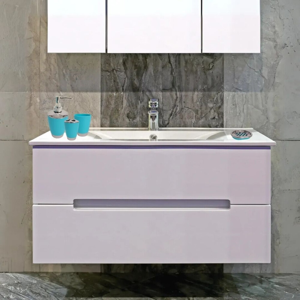 Set De 4 Accesorios Para Pileta De Baño Cian