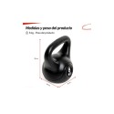 PESA RUSA RECUBIERTA PVC 8KG NEGRO