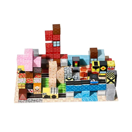 Juego de 101 piezas imantado infantil Marron