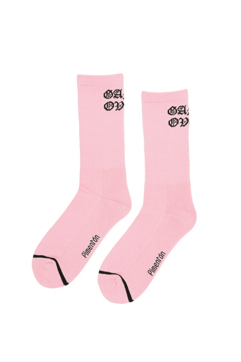 Media Larga Rib - Rosado 