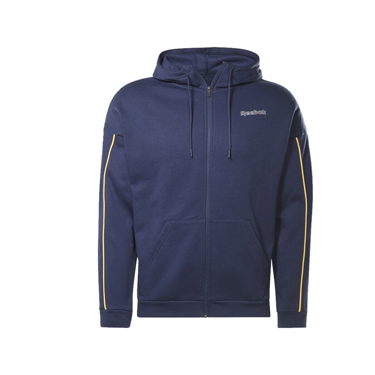 CAMPERA REEBOK TE PIPING FZ HOODIE VECNAV - Blue 