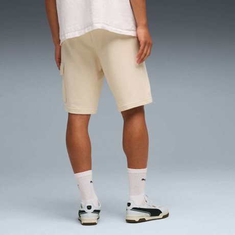 Short Ess N°1 Logo Cargo 10'' De Hombre Crema