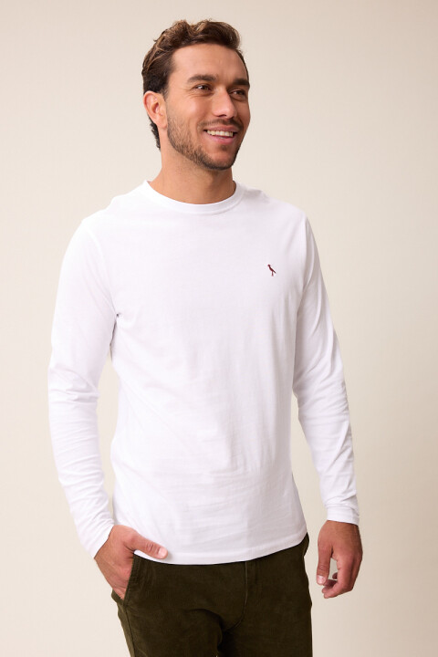 T-SHIRT M/L LEOZ POLANCO Blanco