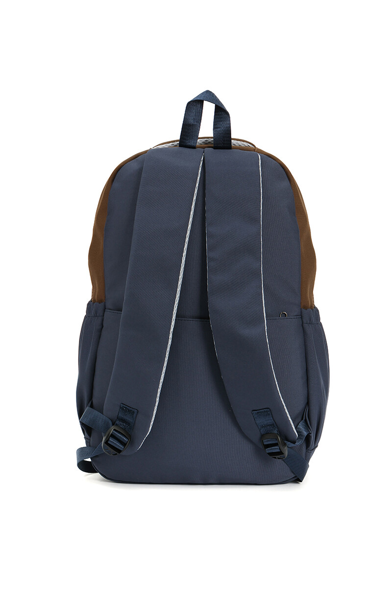 Mochila multicolor Pori Azul