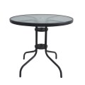 MESA DE EXTERIOR REDONDA DE HIERRO - 80 CM MESA DE EXTERIOR REDONDA DE HIERRO - 80 CM