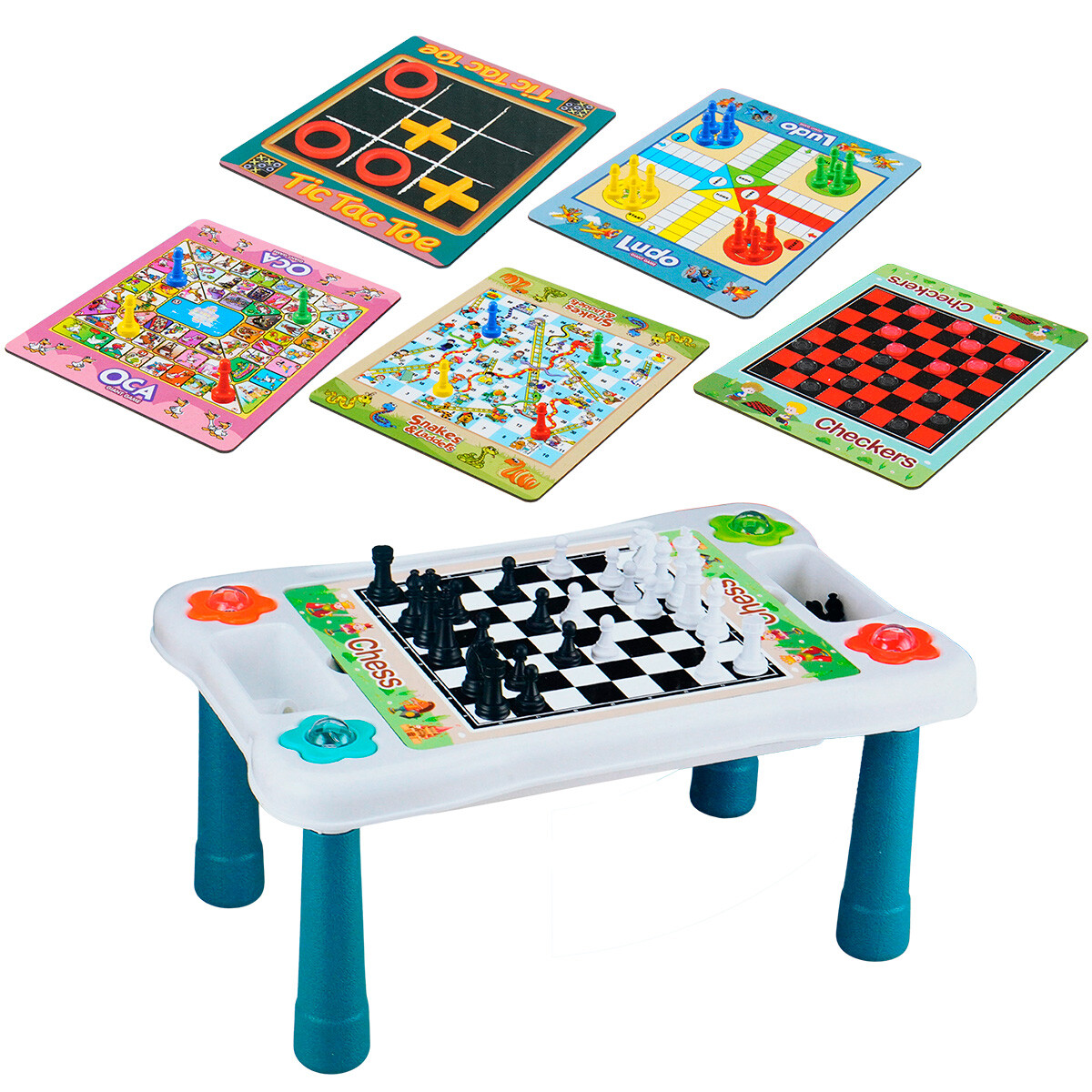 Juego de mesa 6en1 