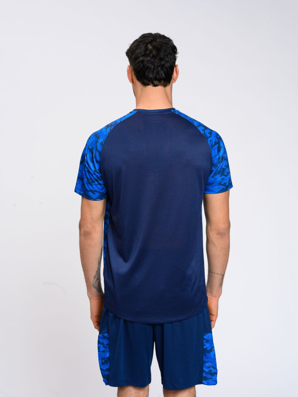REMERA PRO TRAINING CAMO Nacional Hombre Azul Marino