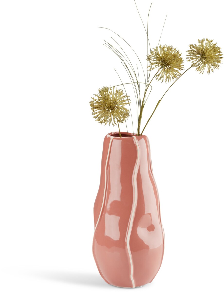 Jarrón ULF Ø15xA30cm rosa 